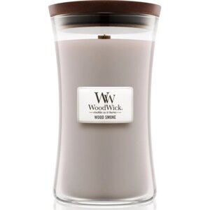 Свічка скло Woodwick Large Wood smoke (Деревний дим) 609г (93075E)