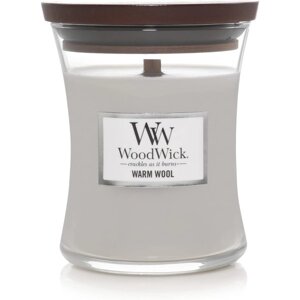 Свічка скло Woodwick Medium Warm Wool (Тепла шерсть) 275г (1725452E)