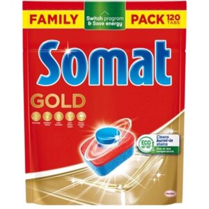 Таблетка для посудомийної машини Somat Gold 120 шт