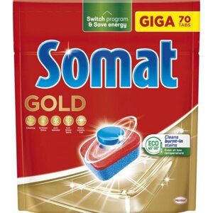 Таблетка для посудомийної машини Somat Gold 70 шт