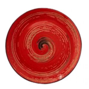 Тарілка десертна Wilmax Spiral Red 20.5 см (WL-669212 / A)