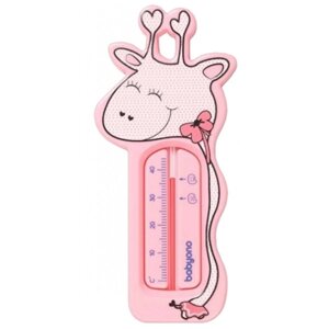 Термометр для ванні BabyOno плаваючий "Жираф" рожевий (775/01)