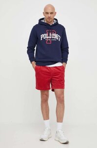 Вельветові шорти Polo Ralph Lauren колір червоний