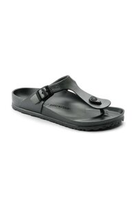 В'єтнамки Birkenstock Gizeh EVA жіночі колір чорний на плоскому ходу 1001505