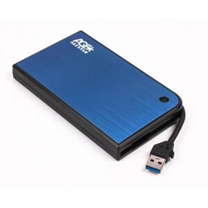 Зовнішній карман AgeStar 2.5 USB 3.0 Blue (3UB2A14)