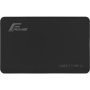 Зовнішній карман frime 2.5" SATA HDD/SSD plastic TYPE C (USB3.1) black (FHE10.25U31)