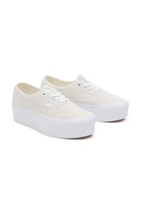 Замшеві кеди Vans Authentic Stackform колір бежевий VN000CN0CDA1