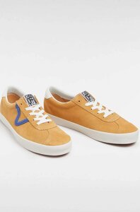 Замшеві кеди Vans Sport Low колір бежевий VN000D09BLS1