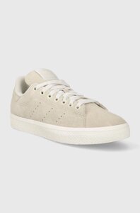 Замшеві кросівки adidas Originals Stan Smith CS W колір бежевий