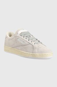 Замшеві кросівки Reebok Club C Grounds колір сірий HP6470-Grey