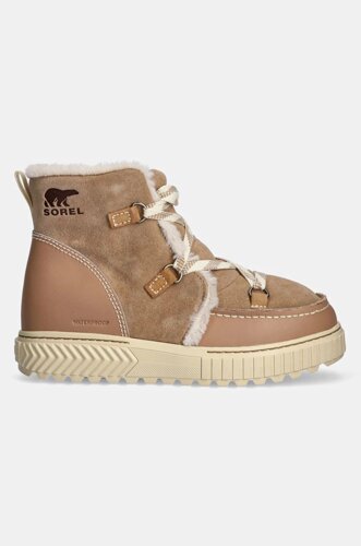 Замшеві чоботи Sorel ONA AVE ALPINE BOOT WP колір коричневий 2088311226