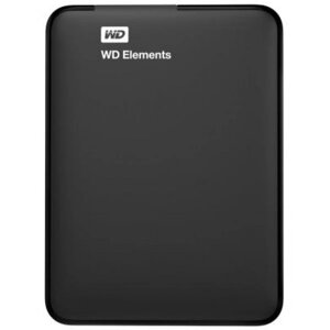 Жорсткий диск зовнішній Western Digital Elements 1 TB Black (WDBUZG0010BBK-WESN)
