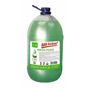 Рідке мило для рук San Clean PROFESSIONAL Line 5000 мл (4820003544440)