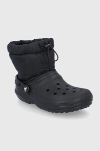 Зимові чоботи Crocs Classic Lined Neo Puff Boot колір чорний 206630