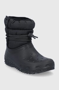 Зимові чоботи Crocs Classic Neo Puff Luxe Boot колір чорний 207312 PUFF. LUXE. BOOT. W. 207312-BLACK