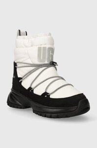 Зимові чоботи UGG Yose Puffer Mid колір білий 1131978