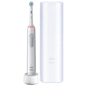 Зубна щітка електрична Oral-B Braun Pro Series 3 3500 D505.513.3X Біла + Футляр