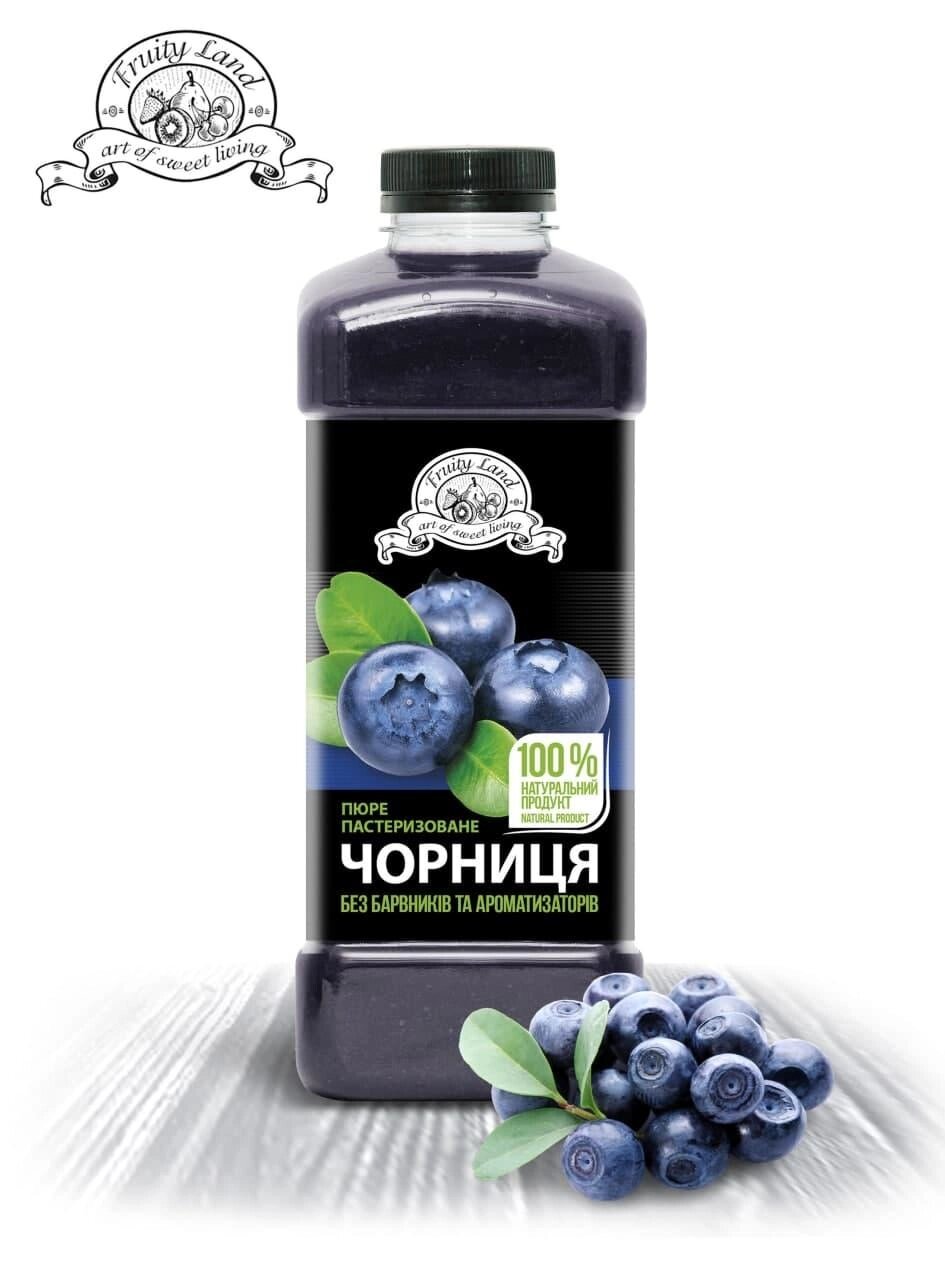 Чорниця пюре Fruity Land пастеризоване,1кг від компанії NPRO - фото 1