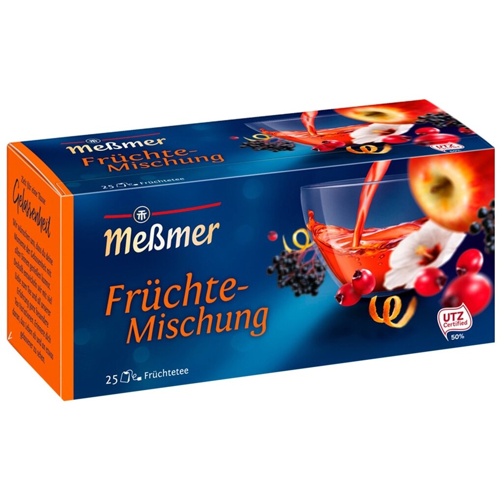 Фруктовий чай Meßmer «Фруктова суміш» у пакетиках 25шт/3 г від компанії NPRO - фото 1