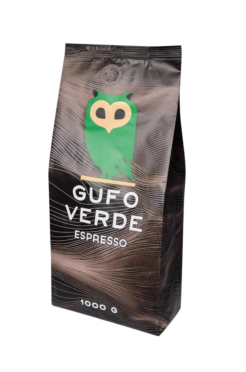 Кава в зернах Арабіка Gufo Verde «Espresso», 1кг від компанії NPRO - фото 1