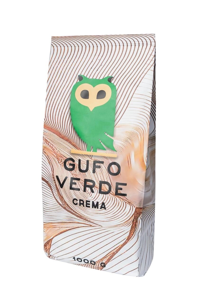 Кава в зернах (Арабіка+Робуста) Gufo Verde «CREMA», 1кг від компанії NPRO - фото 1