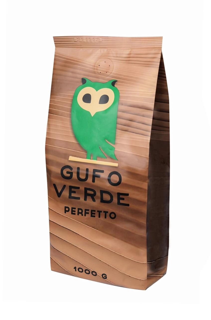 Кава в зернах (Арабіка+Робуста) Gufo Verde «Perfetto», 1кг від компанії NPRO - фото 1