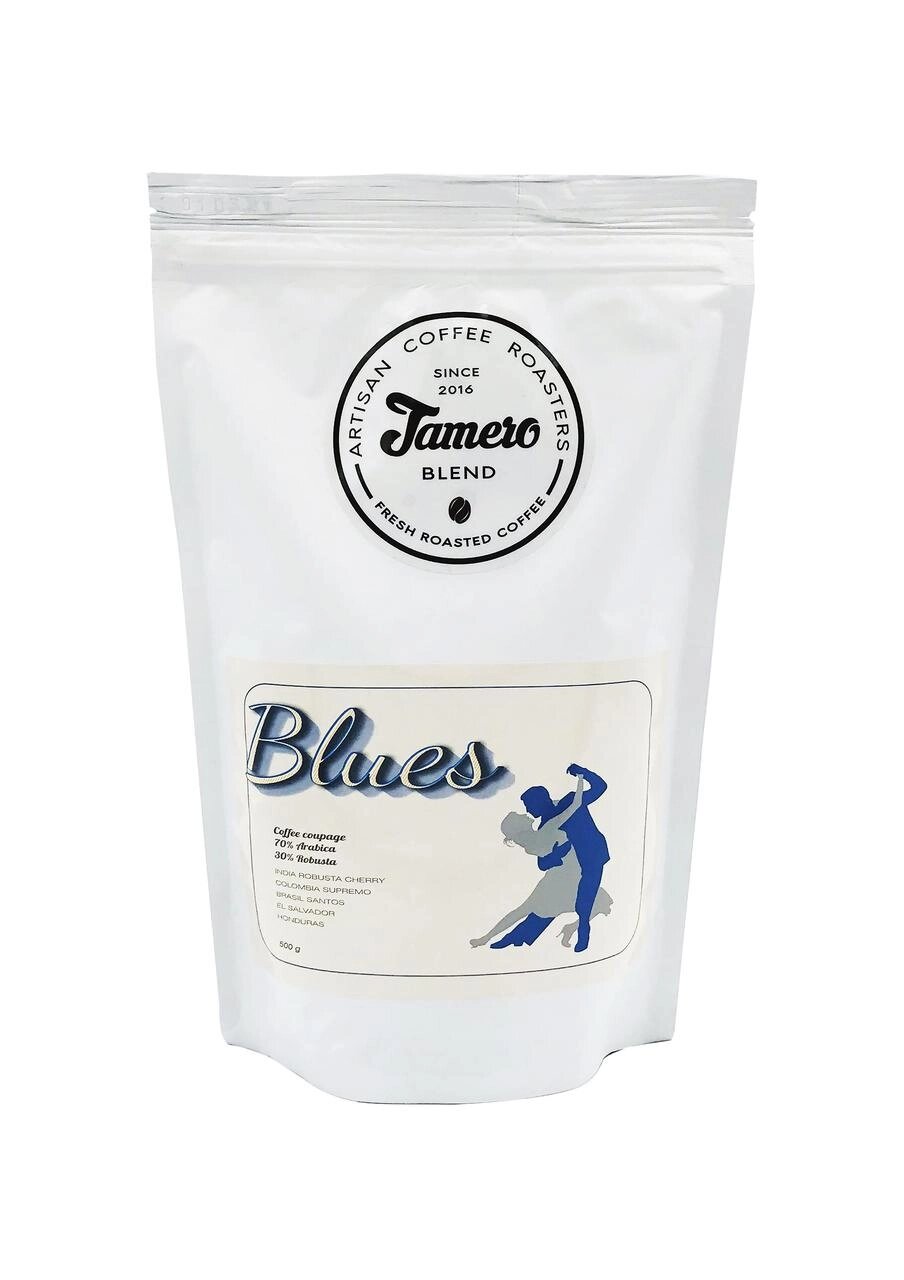 Кава в зернах Jamero Blend (Арабіка+Робуста) «Blues», 1кг від компанії NPRO - фото 1