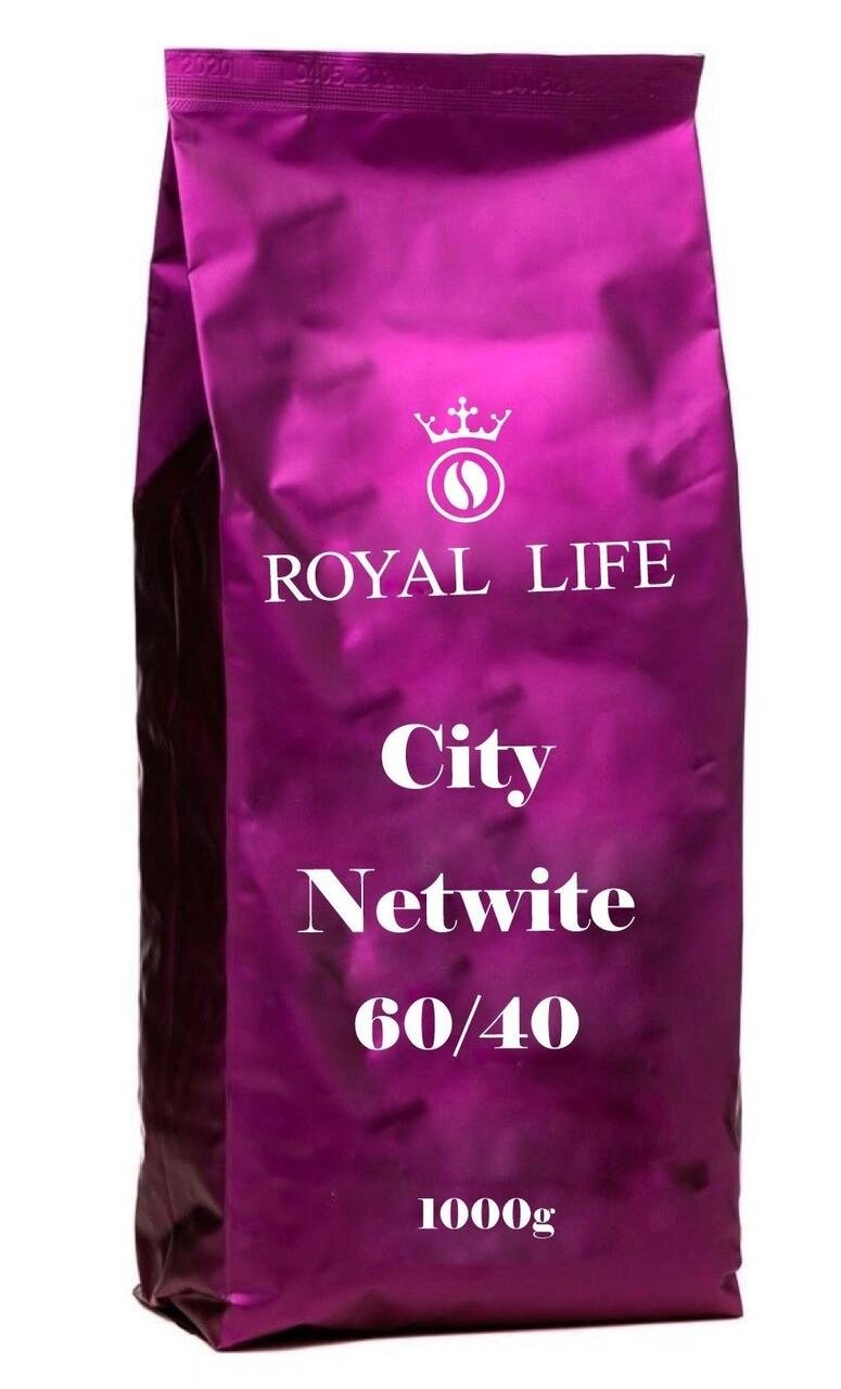 Кава в зернах Royal-Life Купаж City Netwite 60% арабіка, 40% робуста , 1 кг від компанії NPRO - фото 1