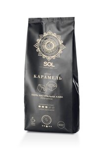 Кава розчинна ароматизована Карамель SOL 500 гр