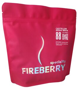 Кава в зернах colombia castellon GESHA BREW fireberry 100% арабіка 250г