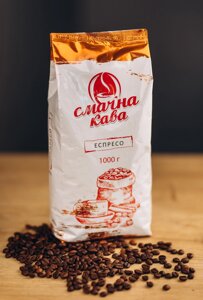 Кава в зернах Еспресо, ТМ "Смачна кава" 1 кг
