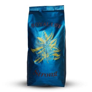 Кава в зернах Royal-Life Купаж 30% Арабіка, 70% робуста, 500г