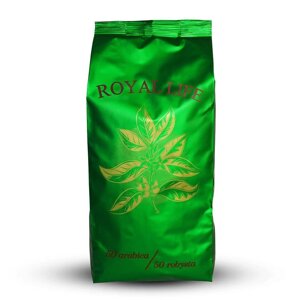 Кава в зернах Royal-Life Купаж 50% арабіка, 50% робуста, 1 кг