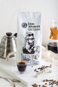 Кава зернова Don Alvarez Caffe Espresso 100 % Арабіка 1 кг