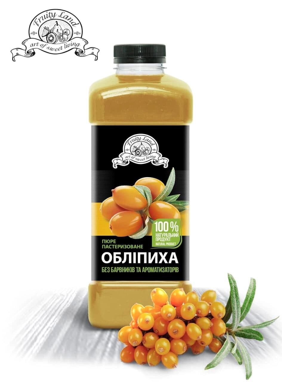 Обліпиха пюре Fruity Land пастеризоване,1кг від компанії NPRO - фото 1