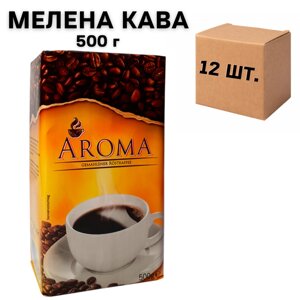 Ящик кави мелена MELITTA Grand Aroma 500 гр. (у ящику 12 шт)