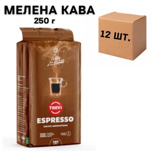 Ящик кави меленой Trevi Espresso 250 гр (у ящику 12 шт)