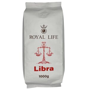 Кава в зернах Royal-Life Купаж Libra 80% арабіка, 20% робуста, 1 кг