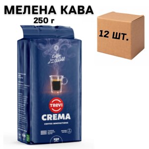 Ящик кави меленой Trevi Crema 250 гр (у ящику 12 шт)