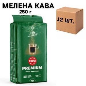 Ящик кави меленой Trevi Premium 250 гр (у ящику 12 шт)