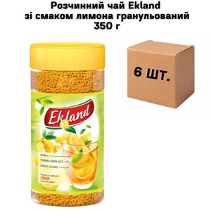 Ящик Розчинний чай Ekland зі смаком лісових ягід гранульований 350 г ( в ящику 6 шт)