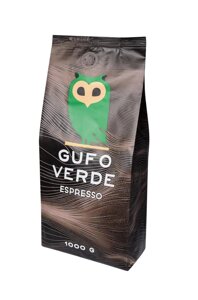 Кава в зернах Арабіка Gufo Verde «Espresso», 1кг