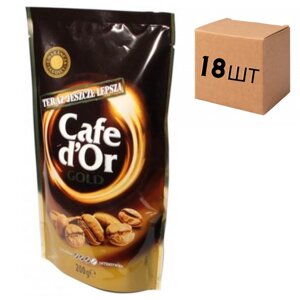 Скринька розчинної кави Cafe d’or gold, 200g (у ящику 18 шт.)