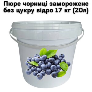 Пюре чорниці Fruityland заморожене без цукру відро 17 кг (20л)
