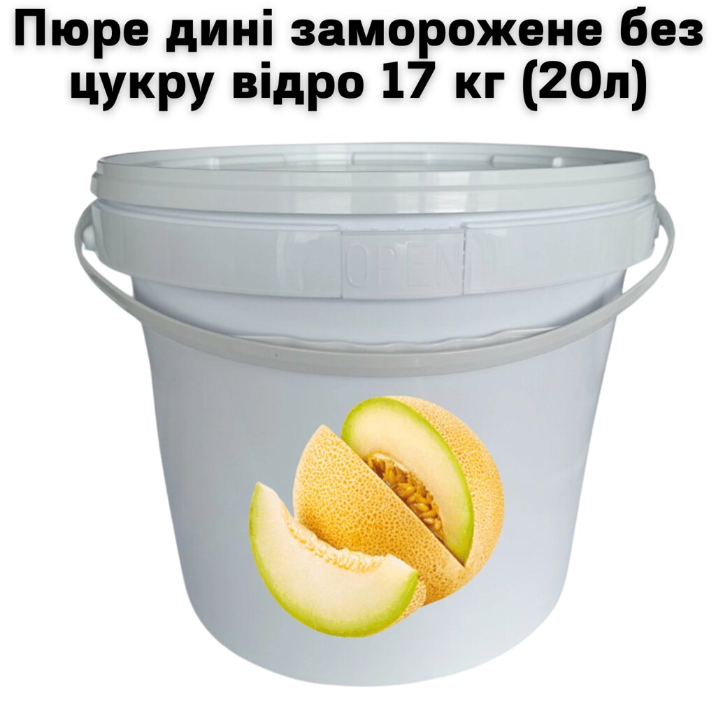 Пюре дині FruityLand заморожене без цукру відро 17 кг (20л) від компанії NPRO - фото 1