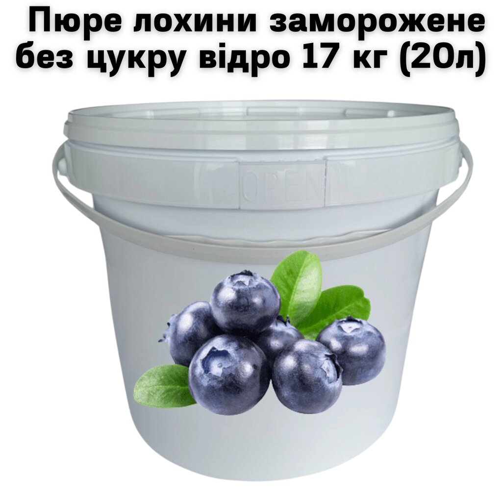 Пюре лохини FruityLand заморожене без цукру відро 17 кг (20л) від компанії NPRO - фото 1