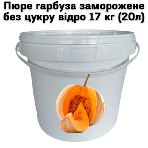 Пюре гарбуза Fruityland заморожене без цукру відро 17 кг (20л)