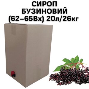 Сироп бузиновий (62-65 вх) BAG IN BOX 20 л/26 кг