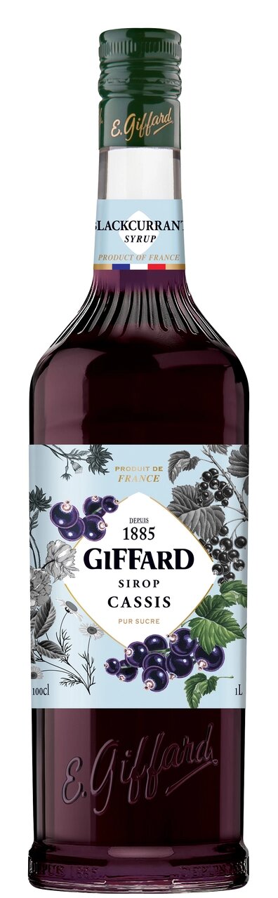 Сироп GIFFARD BLACKCURRANT із чорної смородини 1л від компанії NPRO - фото 1