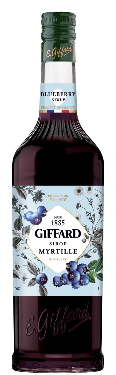 Сироп GIFFARD BLUEBERRY із чорниці 1л від компанії NPRO - фото 1